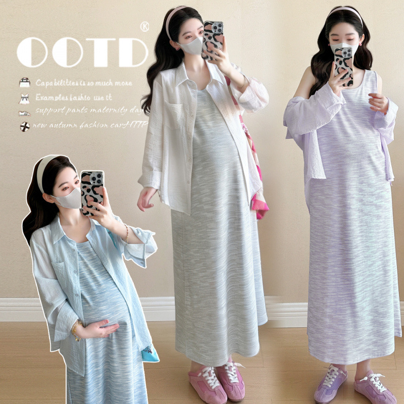 Maternity Wear - Kombinezon ciążowy na lato 2026, minimalistyczna,