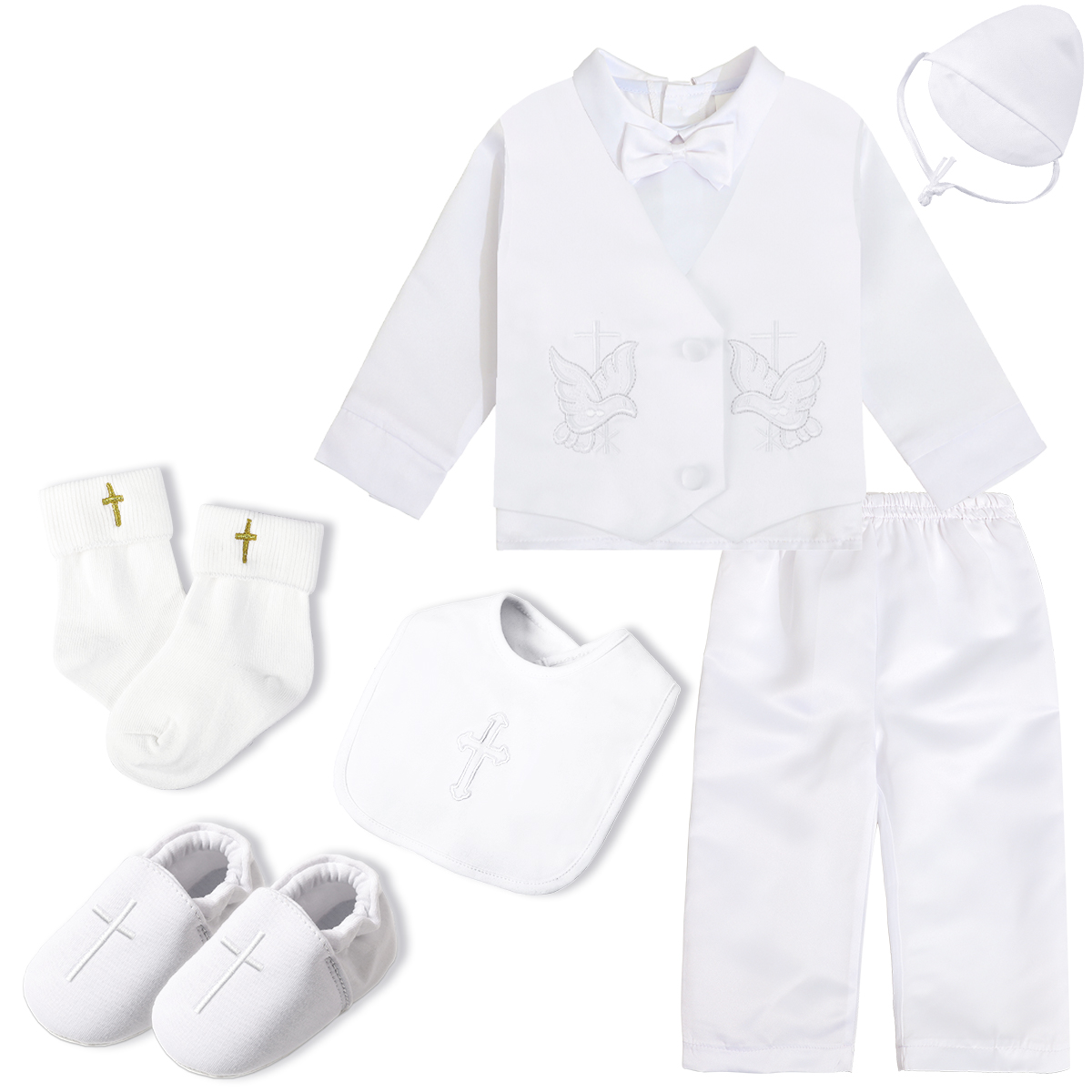 Boys Baby chrzest stroje niemo – Baby Boy Suit Set Baptism recenzja i cena