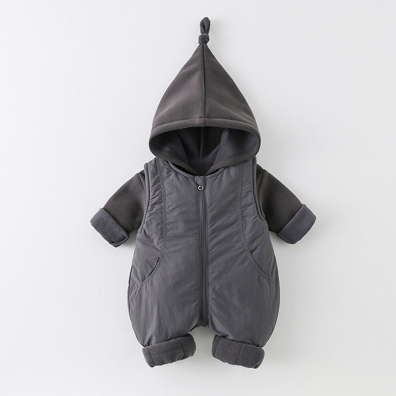 Zimowy, gruby, bawełniany paja – Cotton Baby Onesies Zipper recenzja i cena