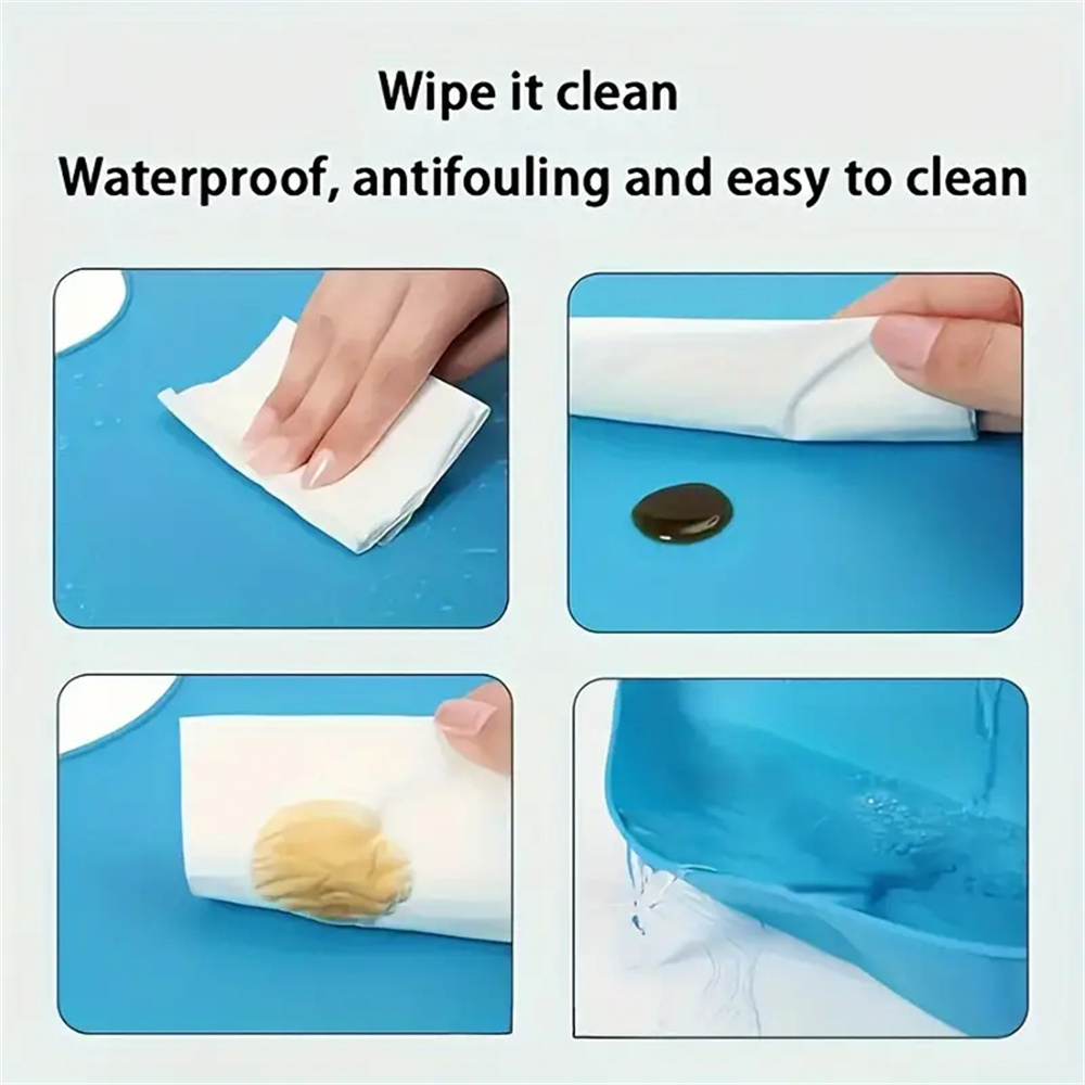 Duże silikonowe śliniaki dla d – Waterproof Baby Bibs Silicone recenzja i cena